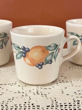 Corelle Coordinates Cups, set of 3 Fruit Design